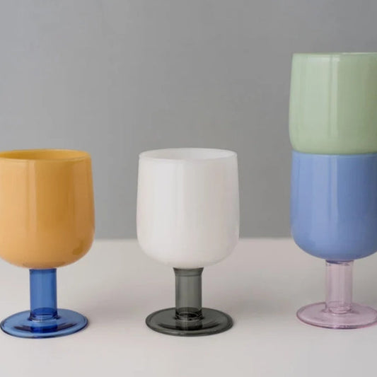 Two Tone Wine Glass